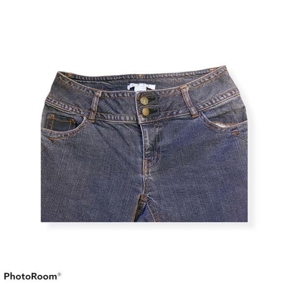 CABI women's jeans, button pockets, size 4,, wide leg - Picture 12 of 13